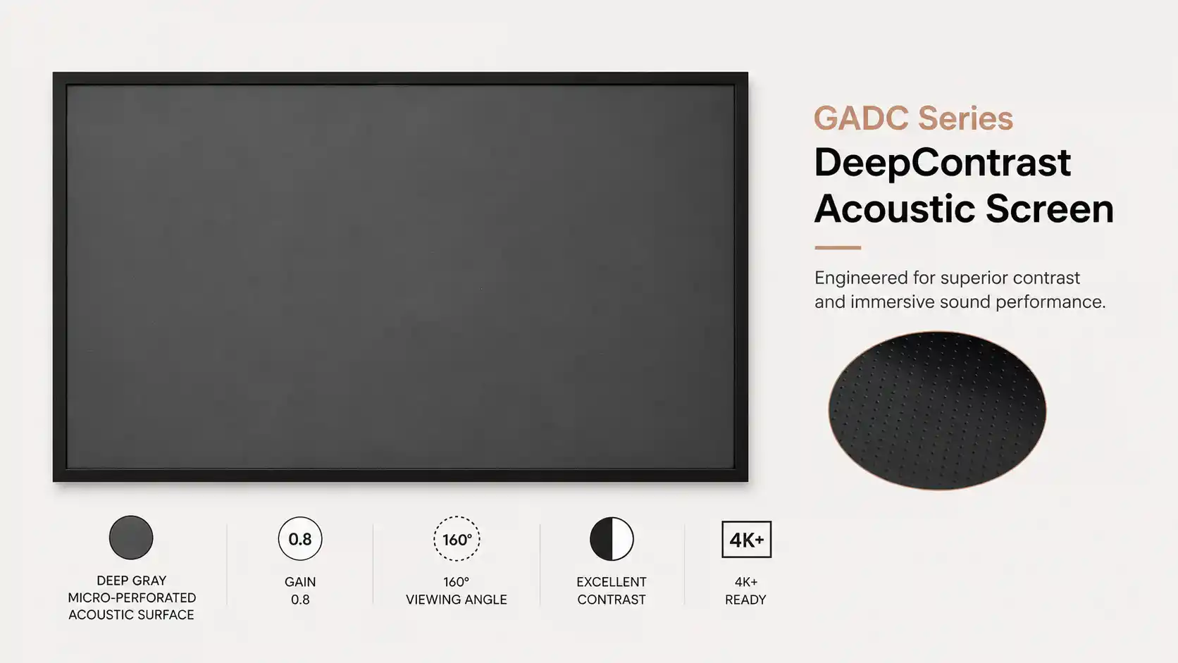 DeepContrast Acoustic material and structure