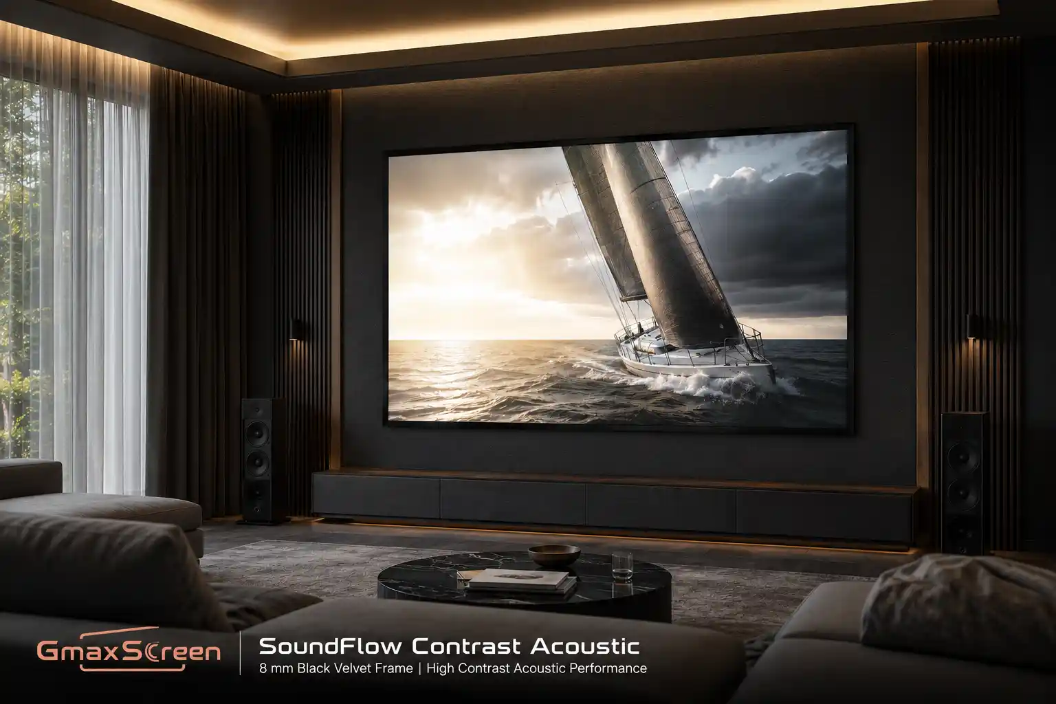 Choose GAFC for Balanced Gray Acoustic Cinema