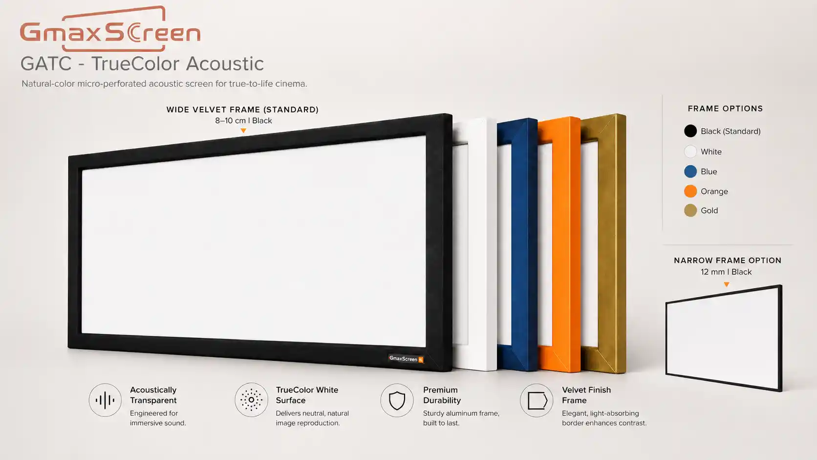 TrueColor Acoustic material and structure
